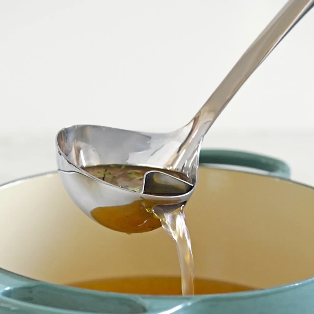 Williams Sonoma Signature Stainless Steel Fat Skimming Ladle